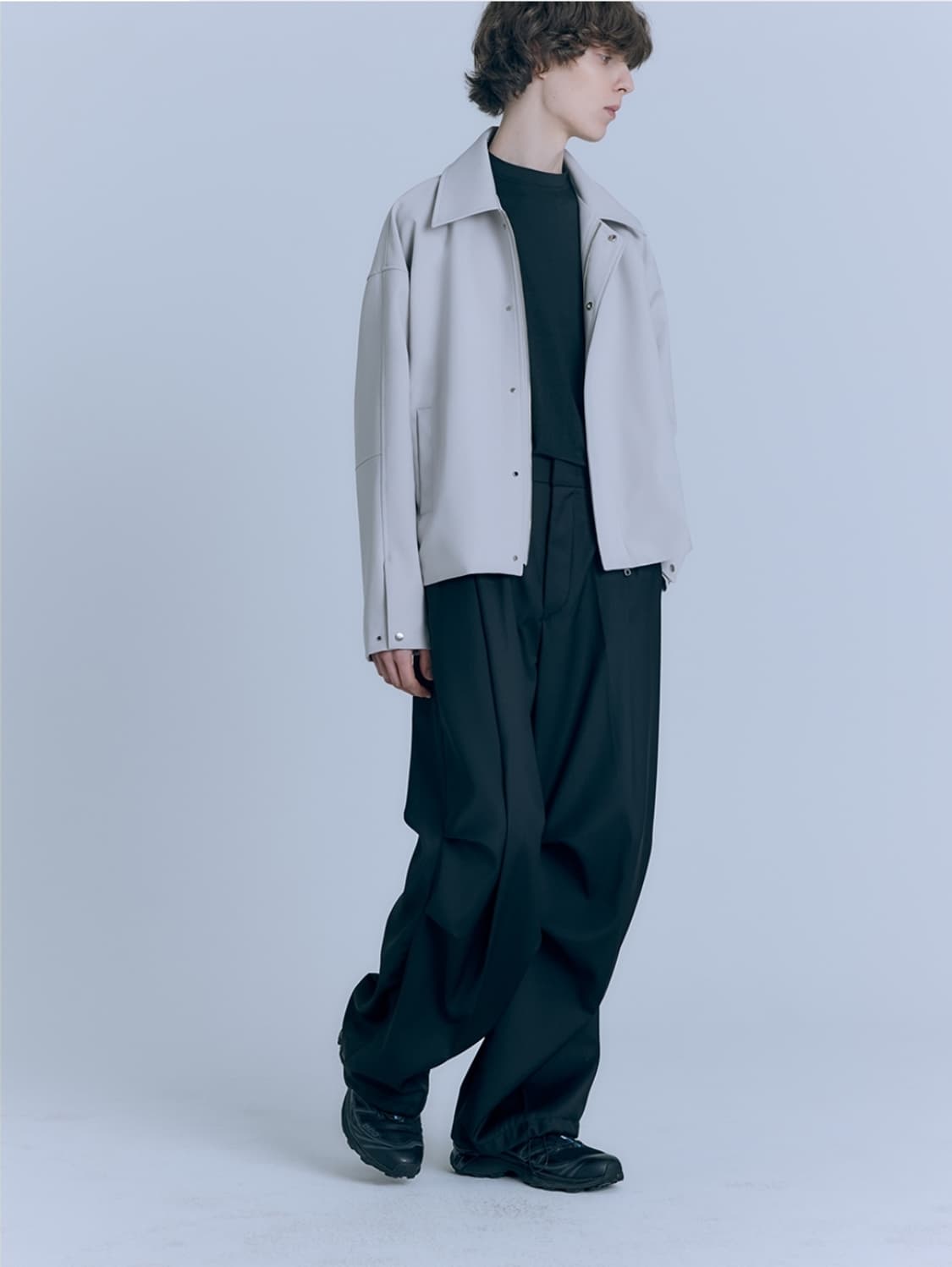 (M)아르반 2WAY 스냅 블루종 점퍼 상품이미지1