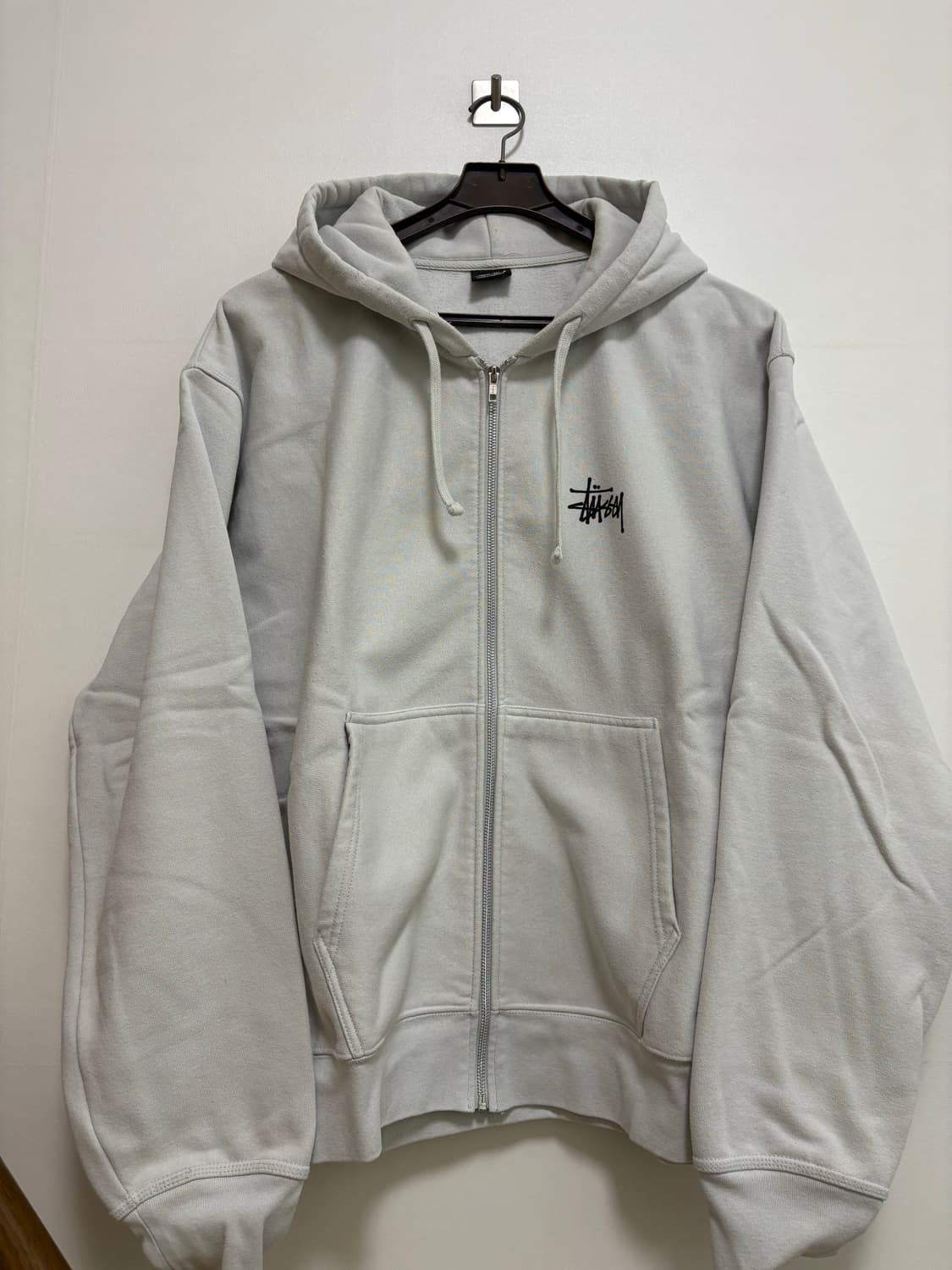 스투시 후드짚업 포그그레이 상품이미지4