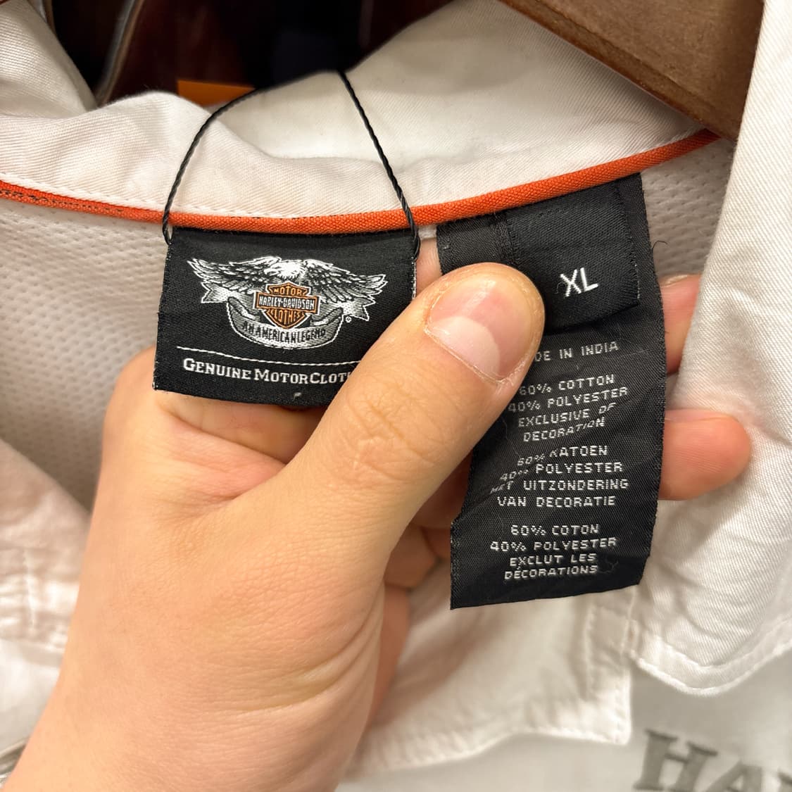 할리데이비슨 실버틱 윌리.G스컬 엠브로이드 반팔셔츠 N1245 상품이미지8