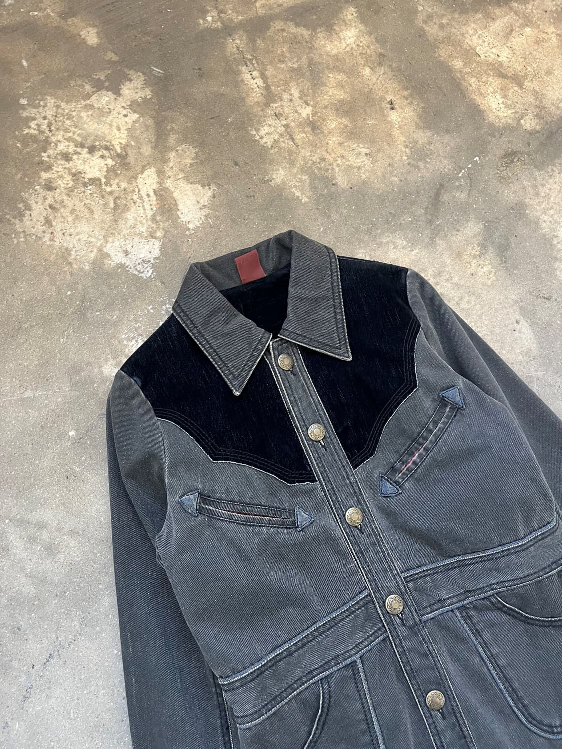 Vintage 웨스턴 데님 셔츠 자켓 상품이미지2