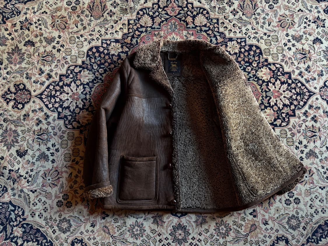 오웬베리 시어링 레더 카코트 100 상품이미지2