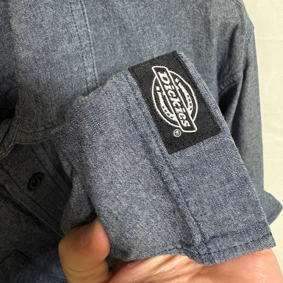 디키즈 샴브레이 워크셔츠 / 블루, XL 상품이미지7