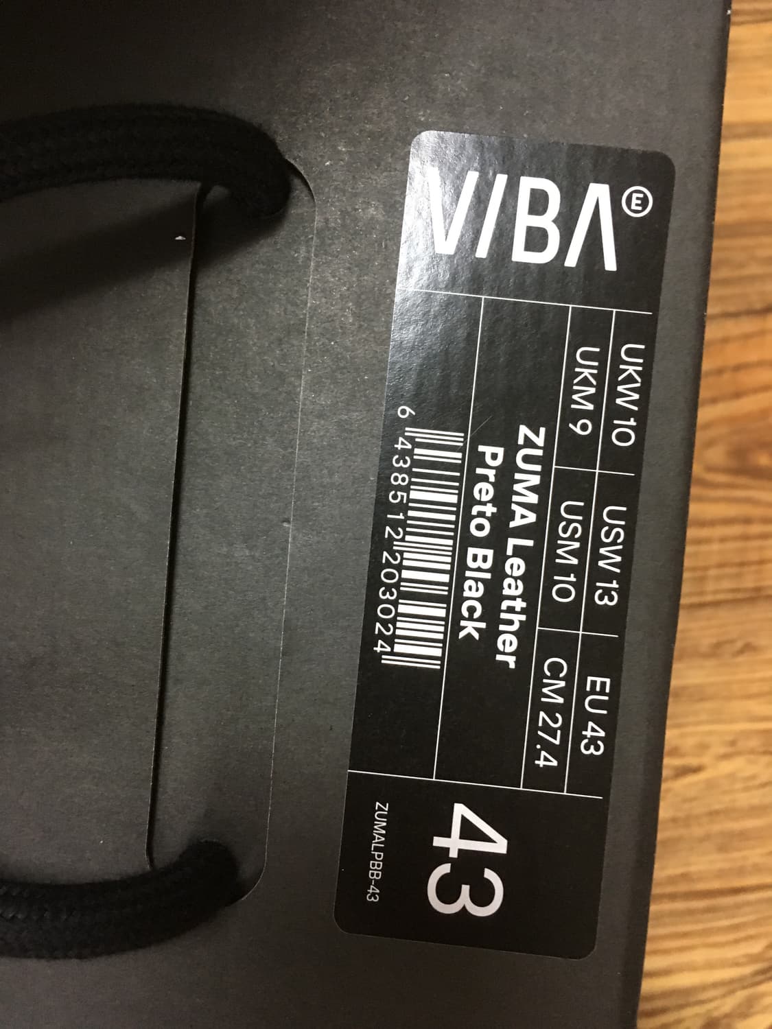 (43)VIBA 비바 주마 레더 블랙 판매합니다 상품이미지7