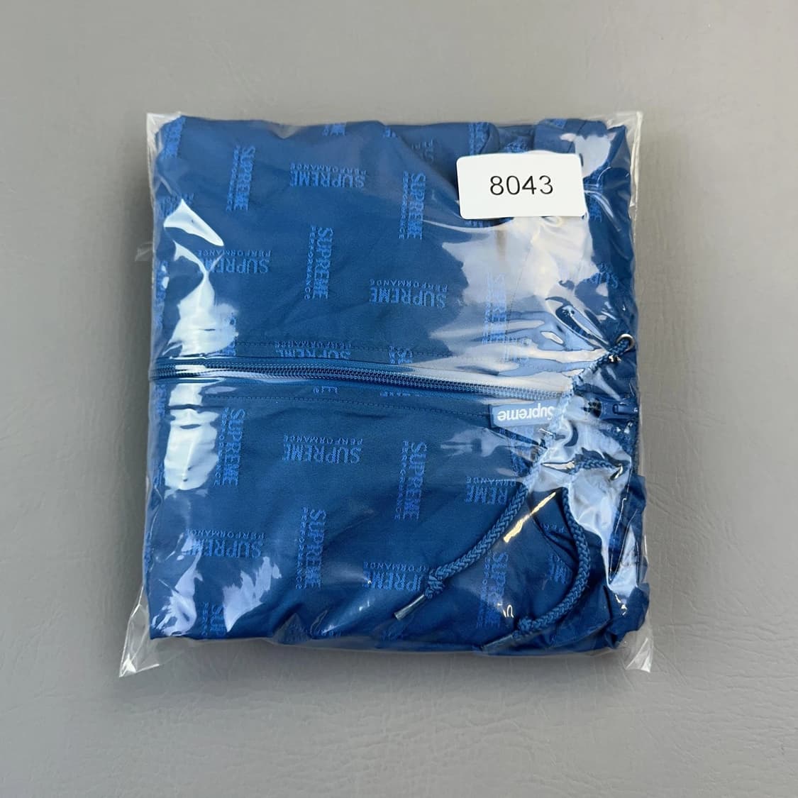 16SS 슈프림 자카드 윈드브레이커 블루 상품이미지10