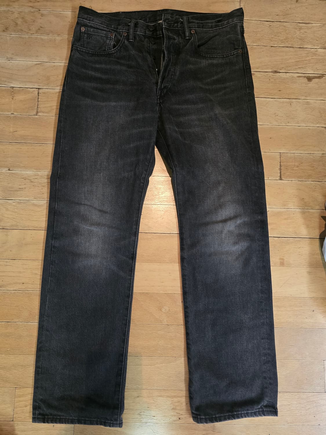 rrl 코어/스트레이트핏 더스티 블랙/32x30 상품이미지2