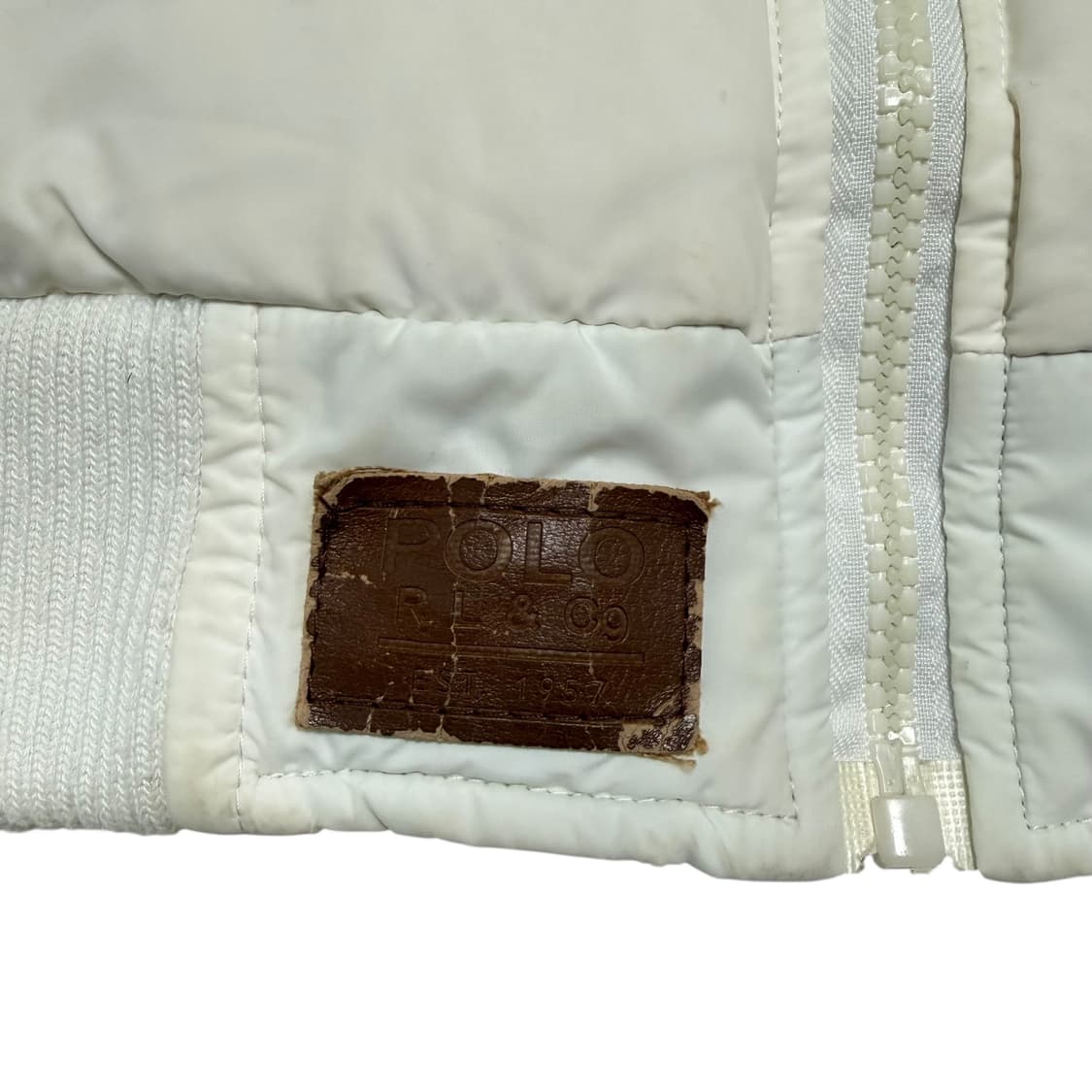 폴로 랄프로렌 빅포니 성조기 패딩 화이트 상품이미지6