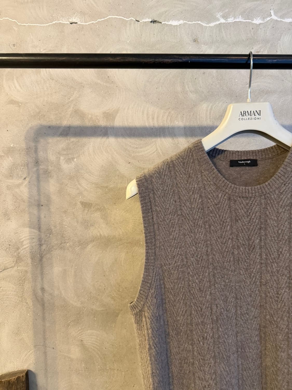 밴브루 캐시미어 니트 베스트 100 상품이미지2