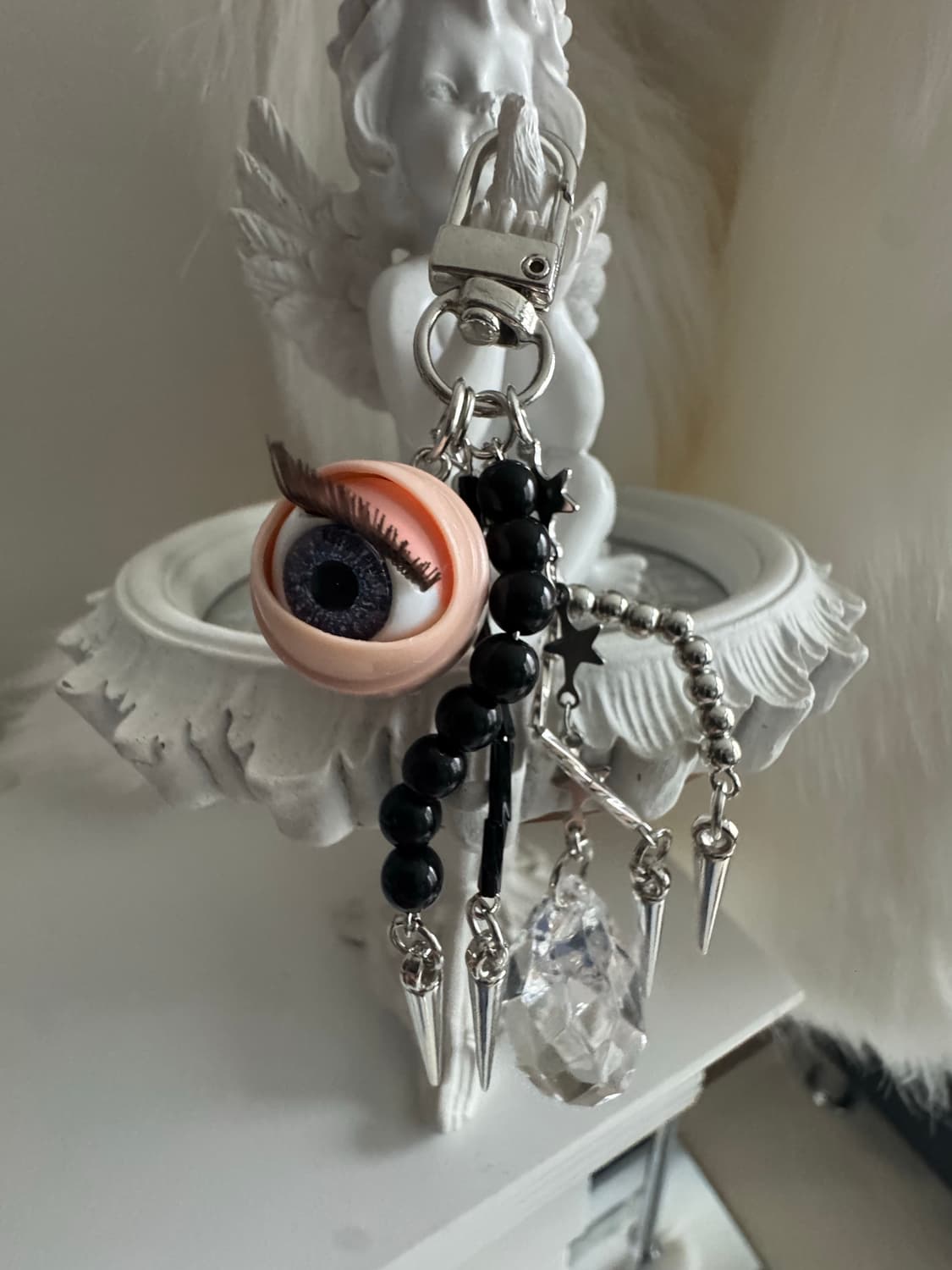 punky eye keyring black  상품이미지1