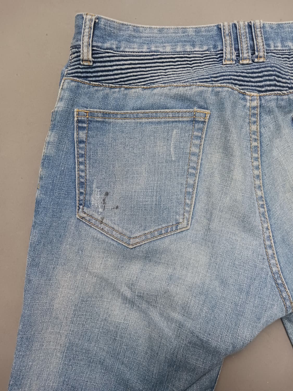 [34] 발망 더티오일 바이커진 청바지 상품이미지8