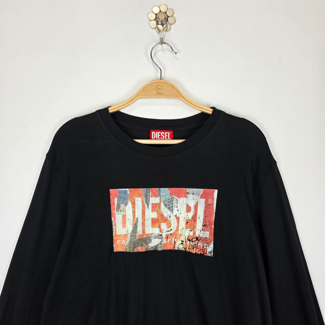 Diesel 그래픽 로고 롱 슬리브 상품이미지2