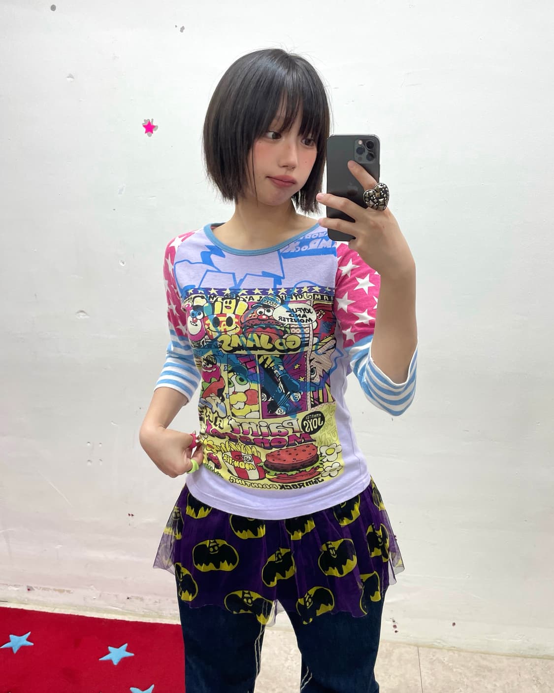 JAM Star Betman Half Long-Sleeved 상품이미지1