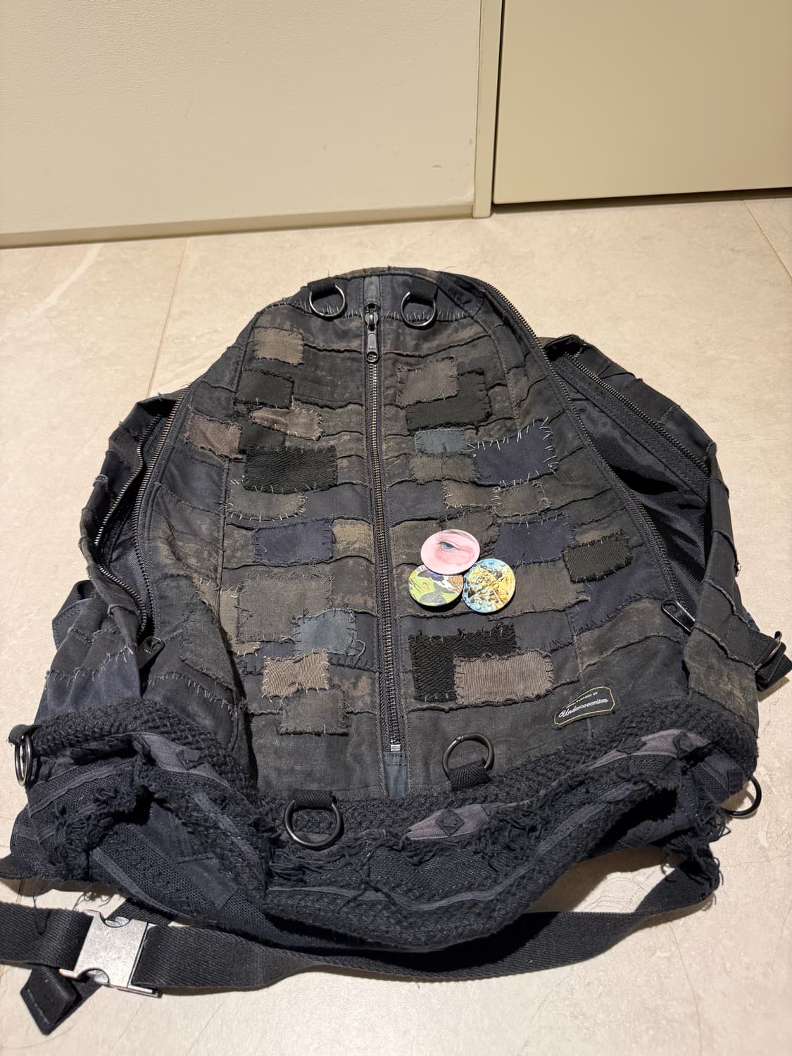 언더커버 SCAB 스캡 백팩 블랙 상품이미지1