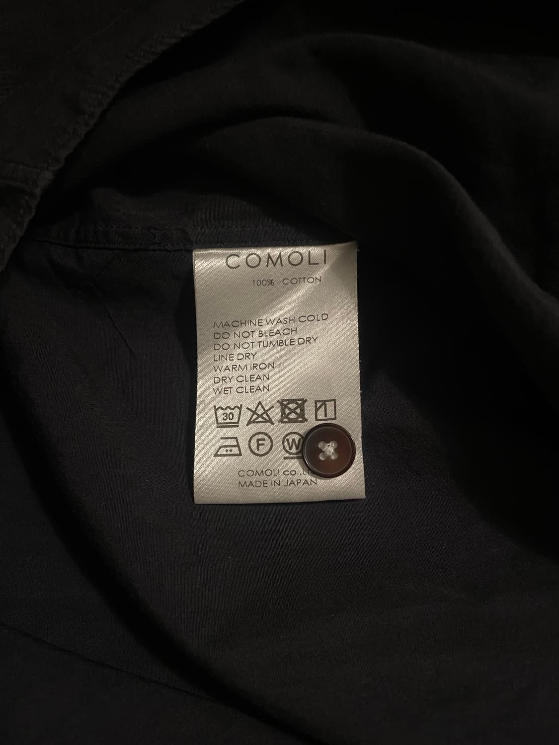 21AW 코모리 셔츠 네이비 [4] 상품이미지5