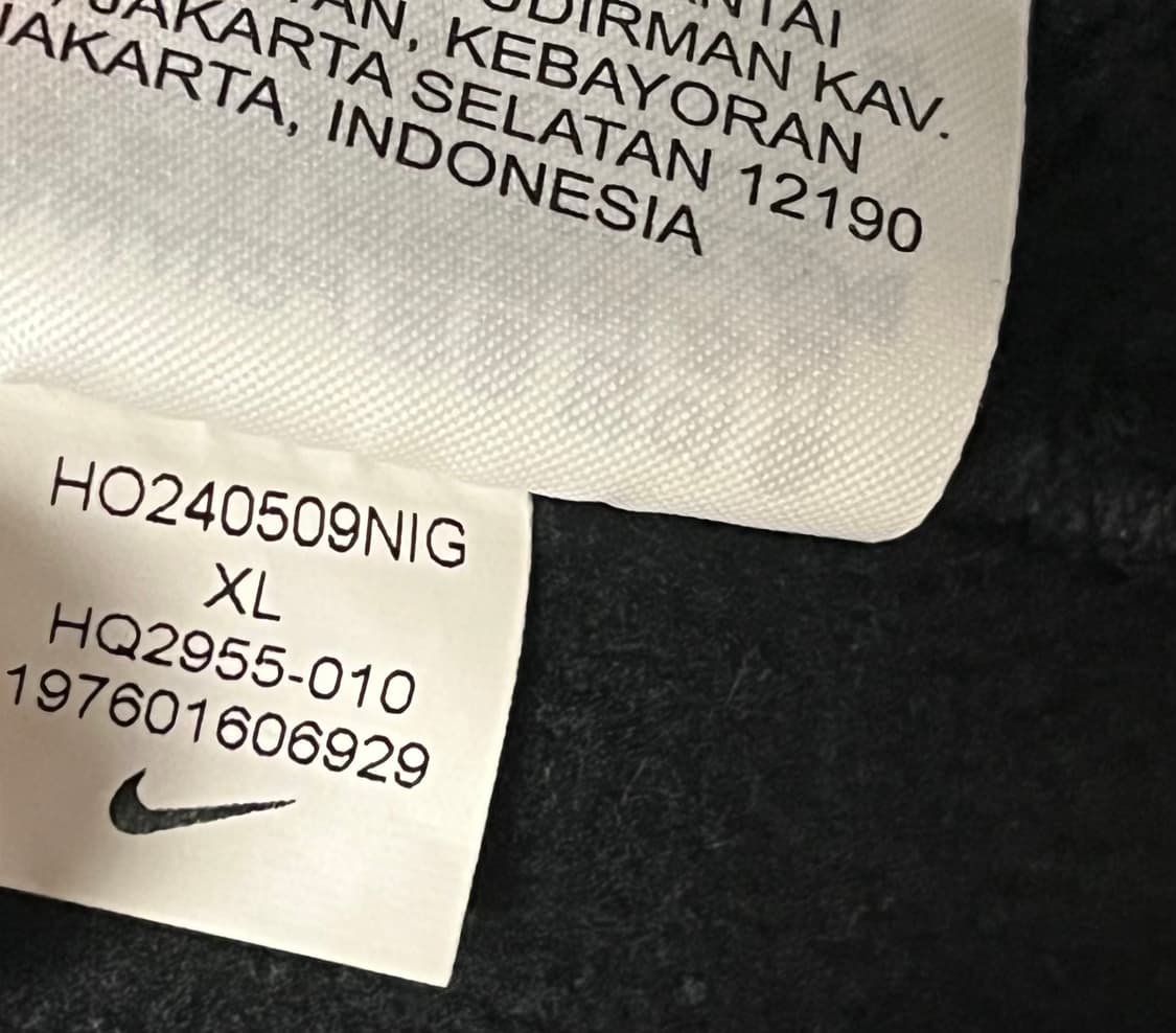 나이키 쿼터집 하프집업 맨투맨 블랙 [XL] 상품이미지6