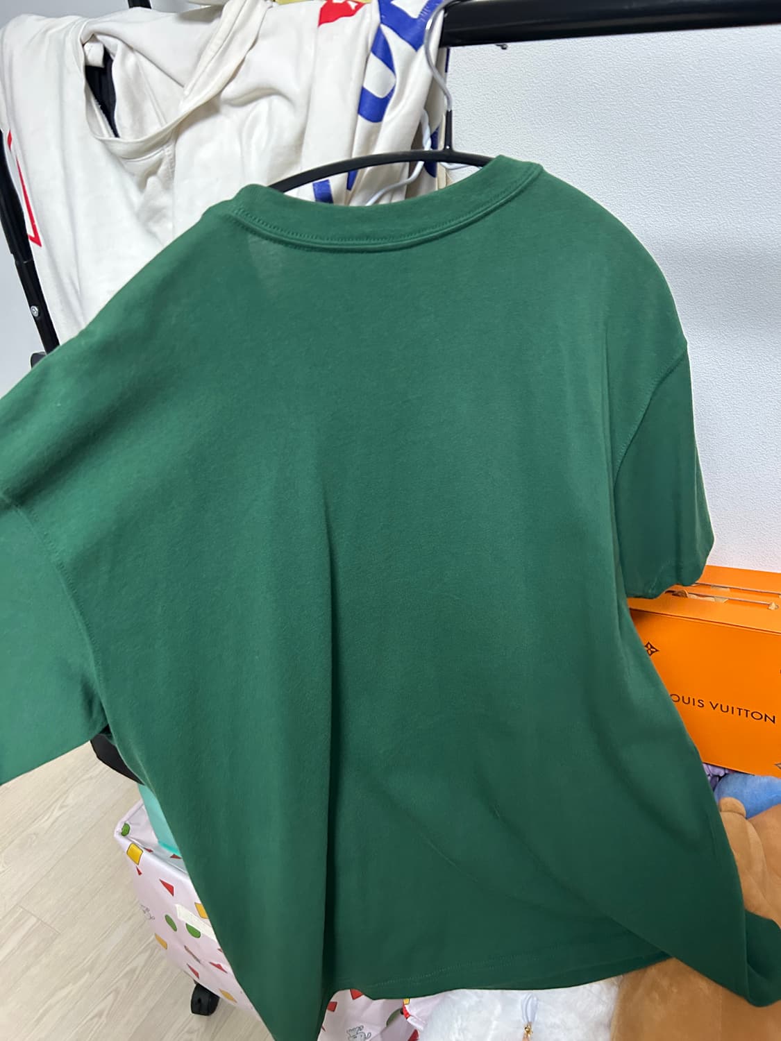 나이키 스투시 월드투어 그린 반팔 아시아 XL 상품이미지4