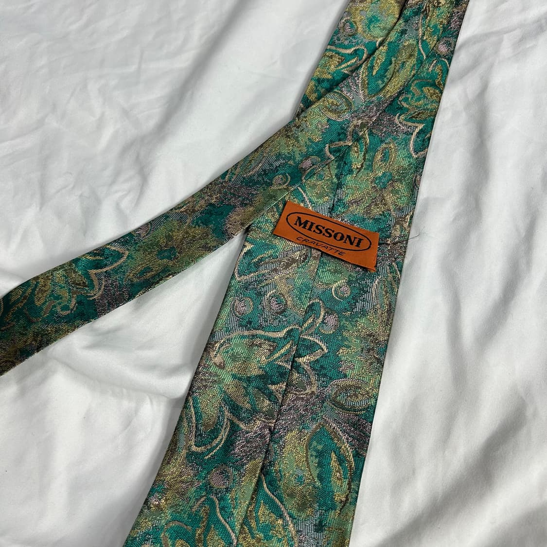 [MISSONI] 미쏘니 오리엔탈 플로럴 자카드 넥타이 상품이미지3