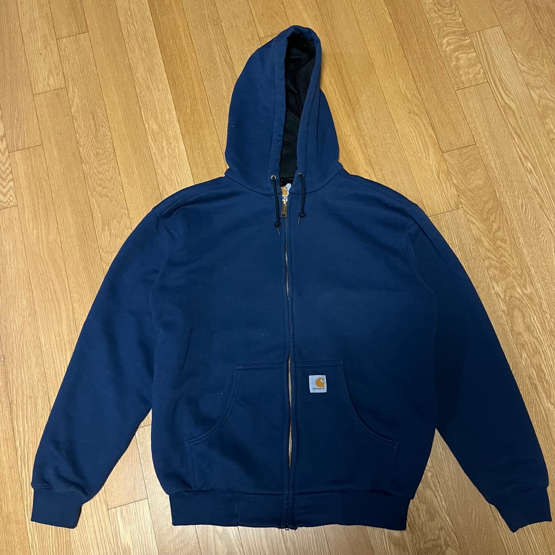 [M] 00s 칼하트 빈티지 J149 써멀 후드집업 네이비 상품이미지1