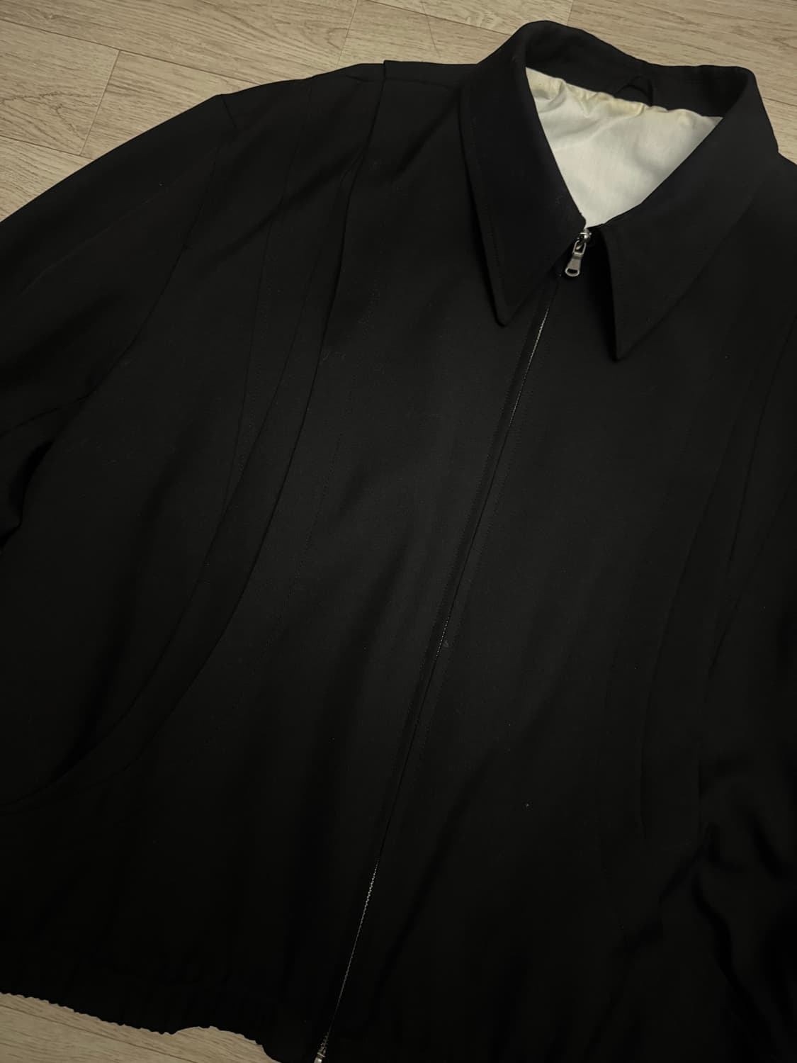 COOR 울 블루종 블랙 상품이미지3