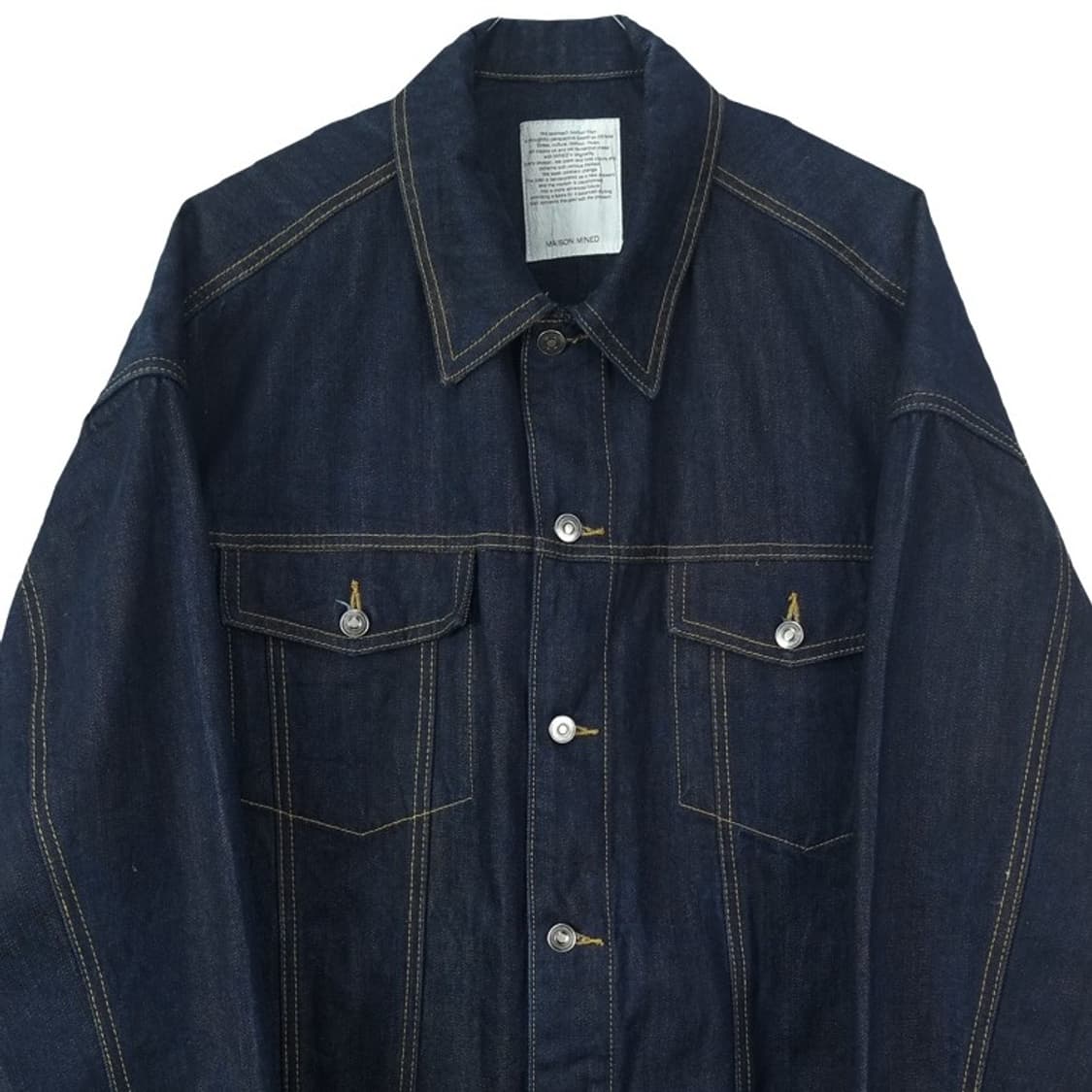 [메종미네드] 오버사이즈 트러커 데님 자켓 M18766 상품이미지4