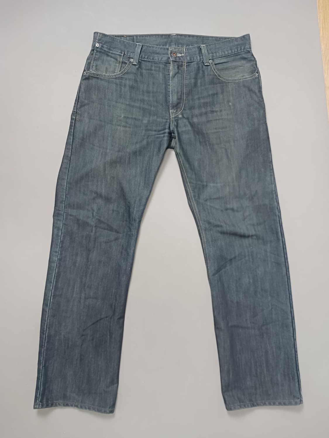 [36] 리바이스 흑청 린스드 포켓 레귤러진 청바지 상품이미지1