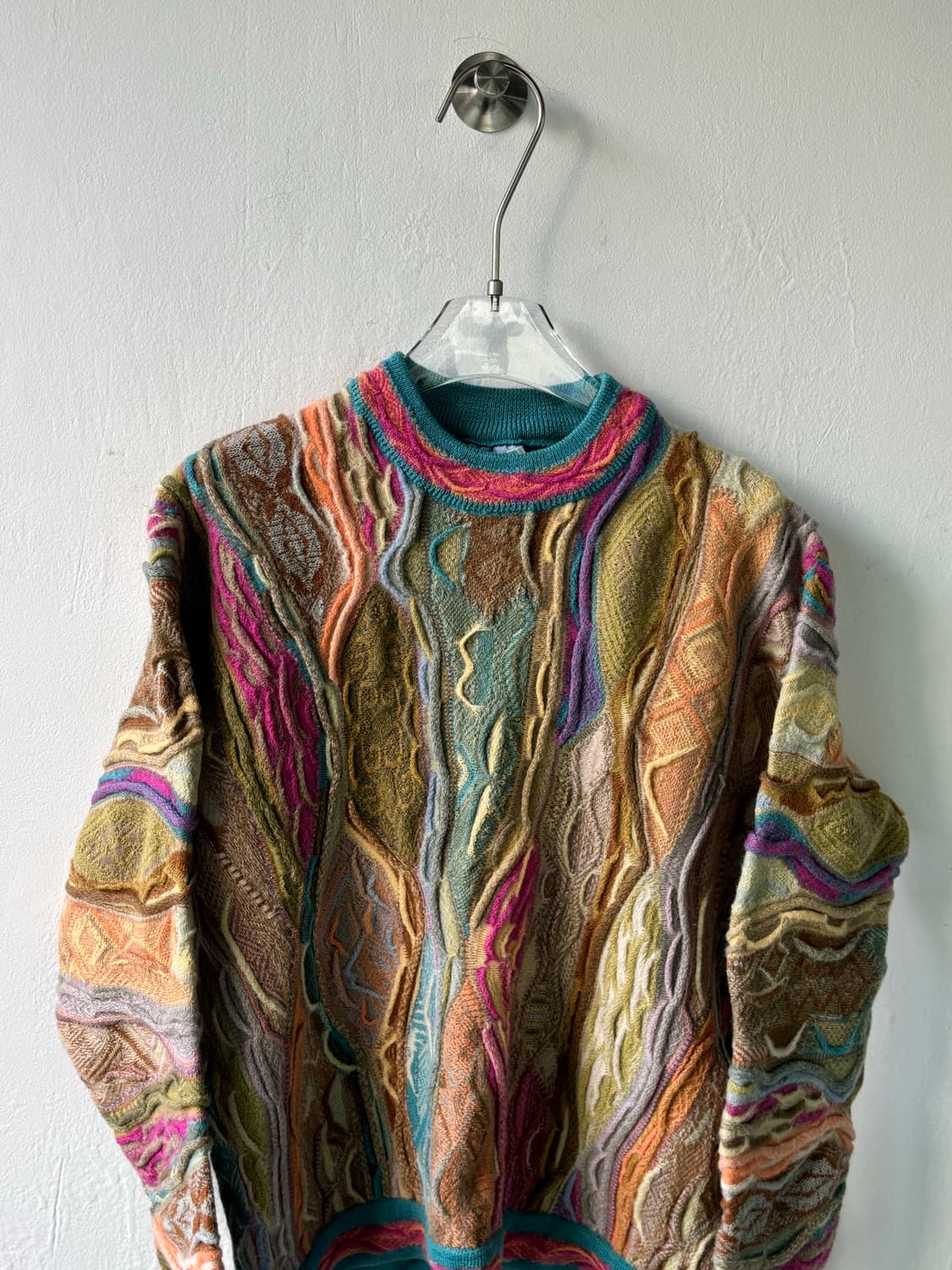 림노스 멀티 컬러 케이블 스웨터 상품이미지4