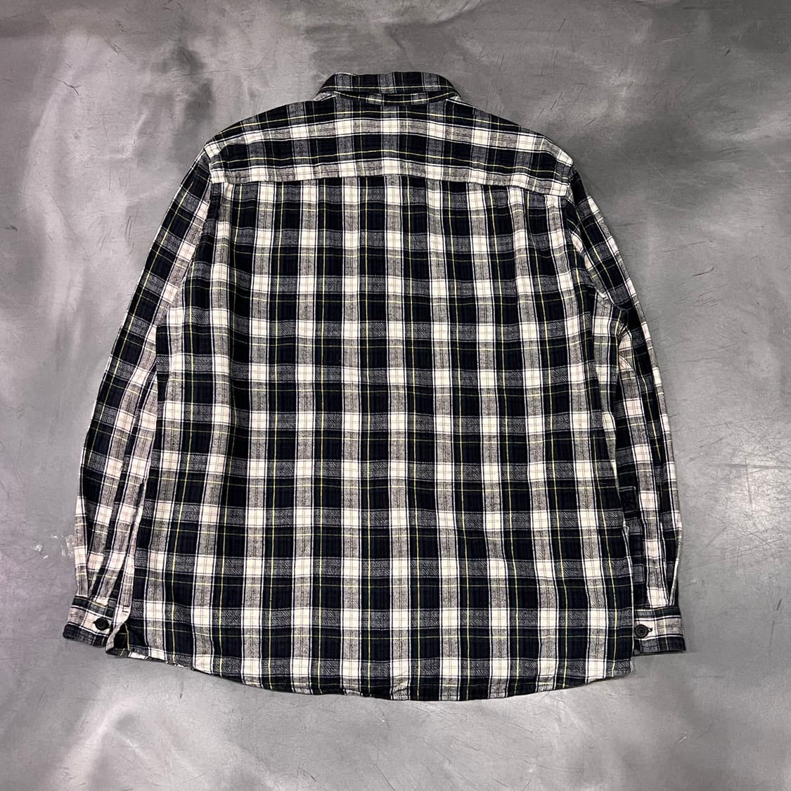  엘엘빈 하프 버튼 체크셔츠 y14543 상품이미지2