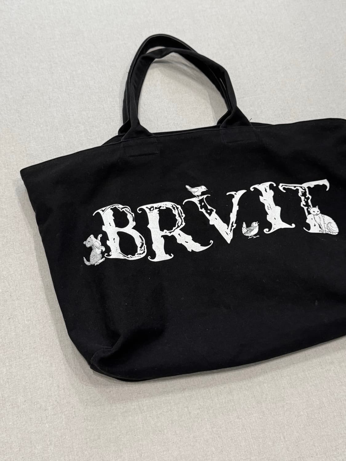 언더커버 BRVIT 코튼 캔버스 지퍼 토트백 상품이미지3