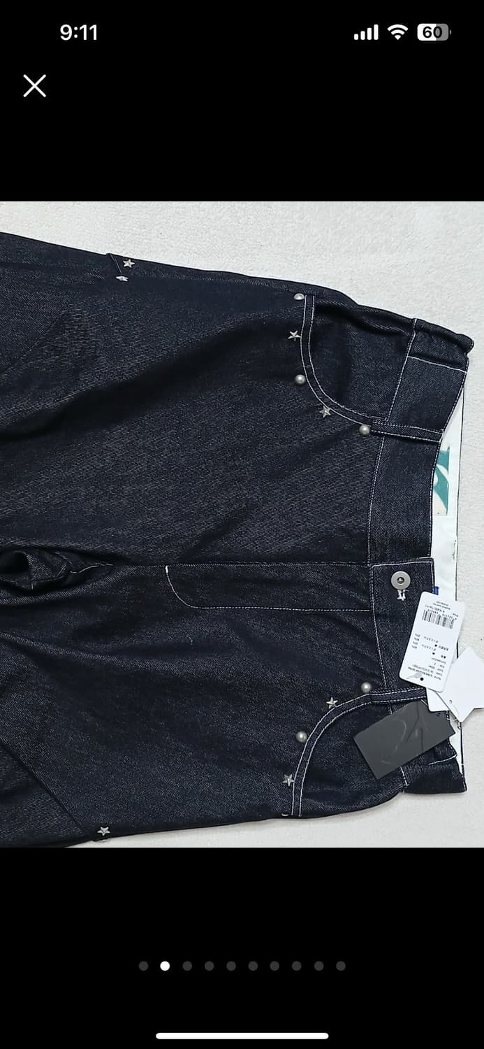 AAO viedit starry stud random tuck pants 상품이미지2