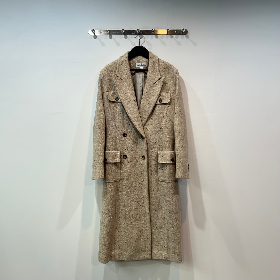 빈티지 더블 맥시 울 코트 상품이미지4