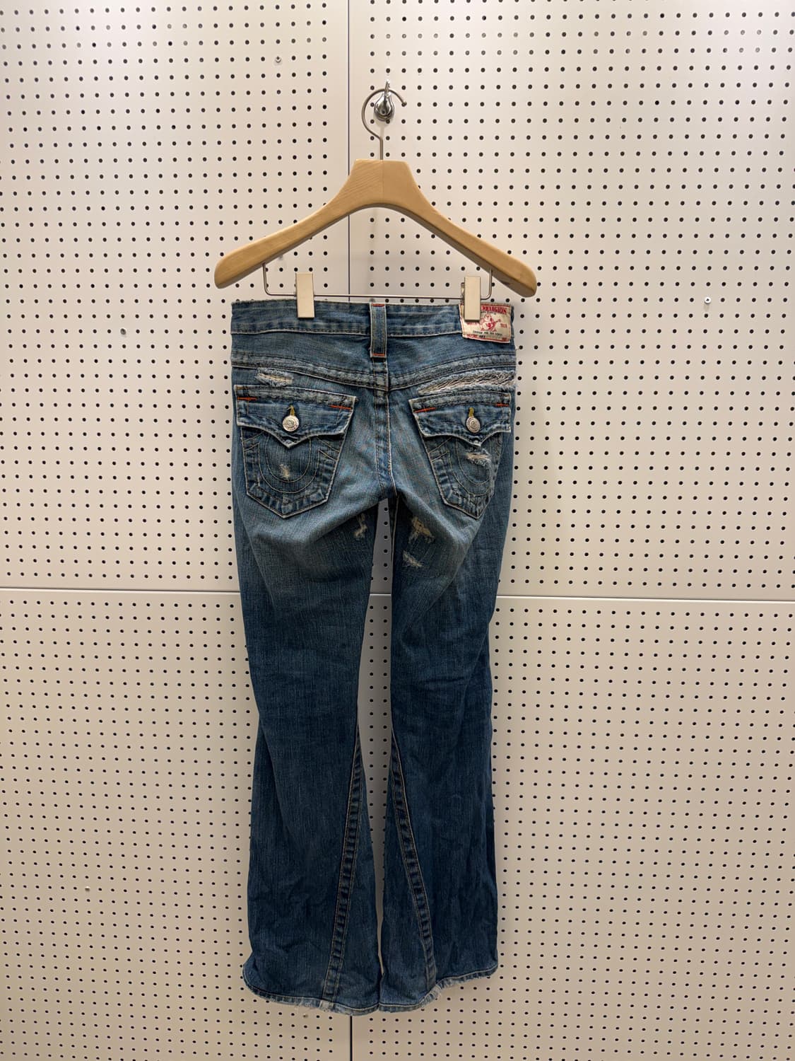 트루릴리젼 부츠컷 디스트레스드 데님팬츠 U1245 상품이미지4