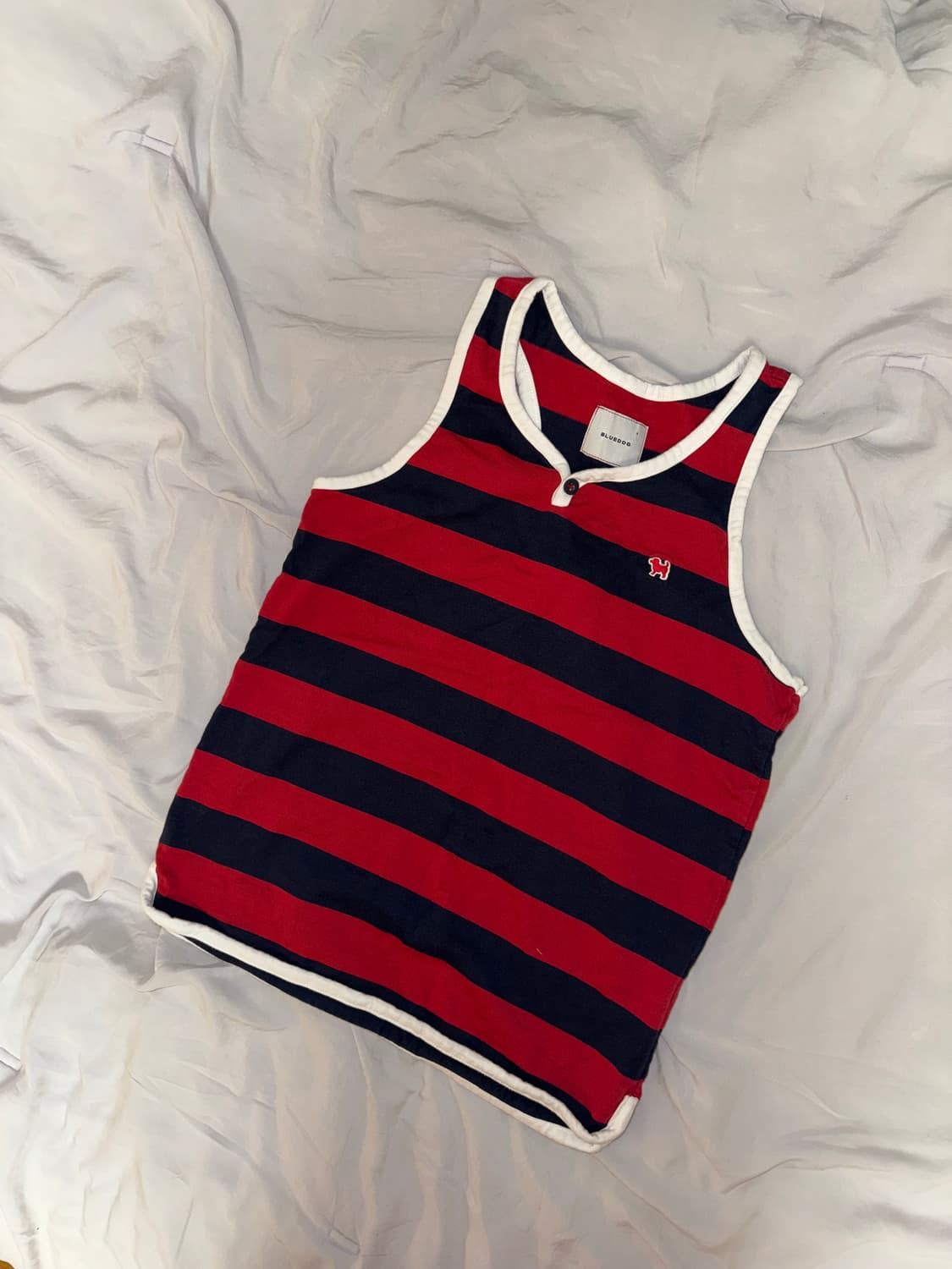 Vintage striped sleeveless shirt 상품이미지1