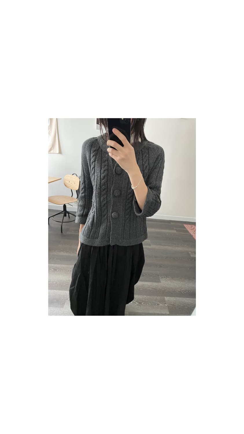 Vtg Knit Cardigan 상품이미지2