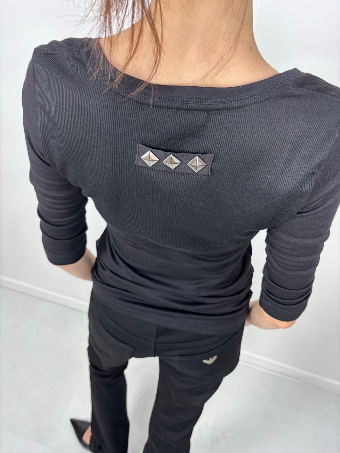 STUD 3/4 SLEEVE TEE 상품이미지2