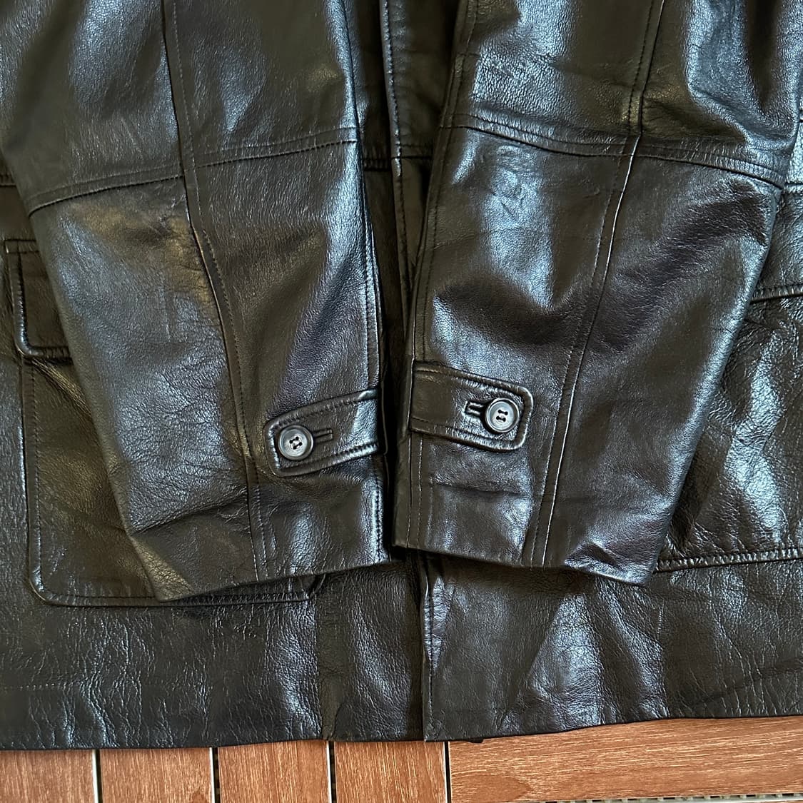 Moda italiana sheep-skin leather coat 상품이미지5