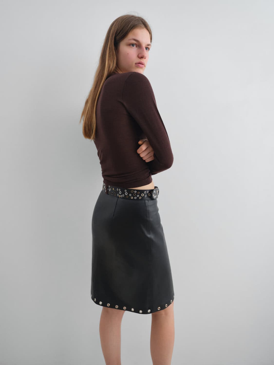 [XS,S,M]기마구아스 Rebecca 가디건/브라운 상품이미지3