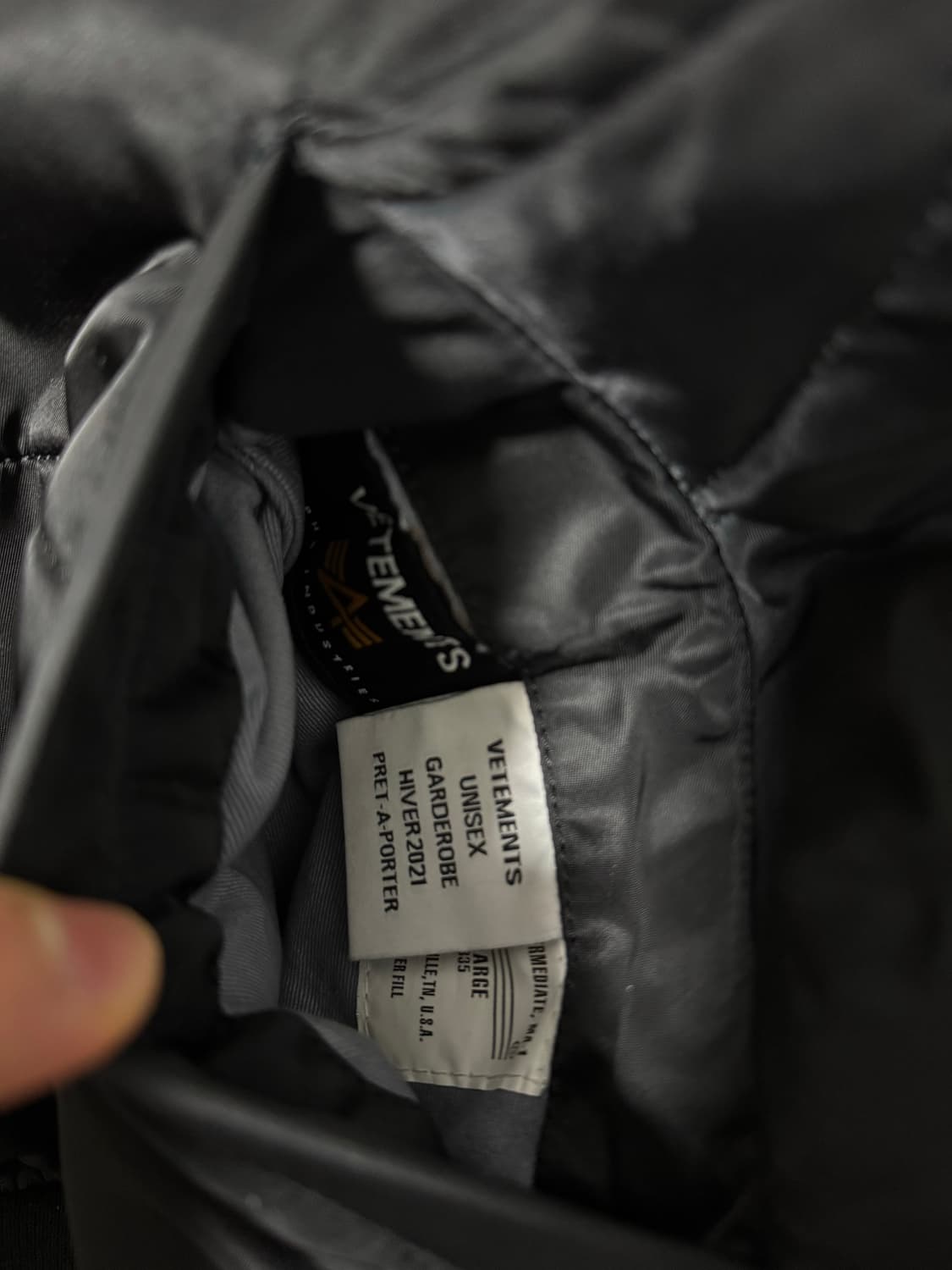 베트멍 마원 리버시블 크롭 봄버 자켓 L 사이즈 상품이미지4