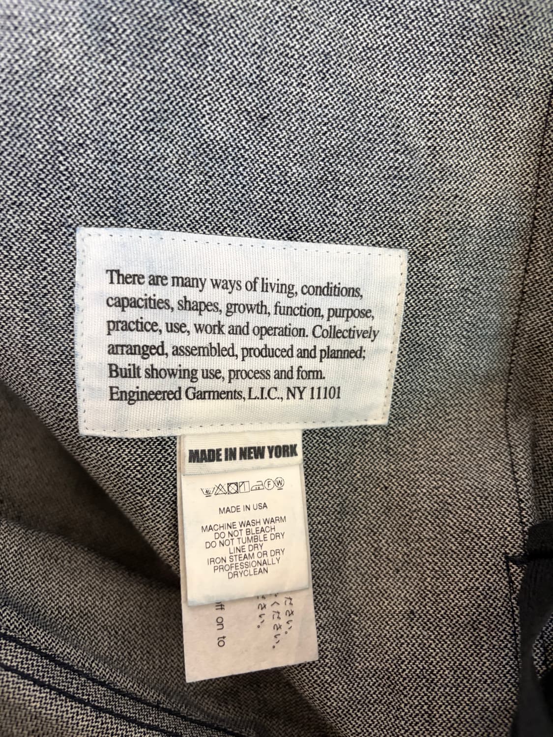 엔지니어드 가먼츠 생지데님 상품이미지4