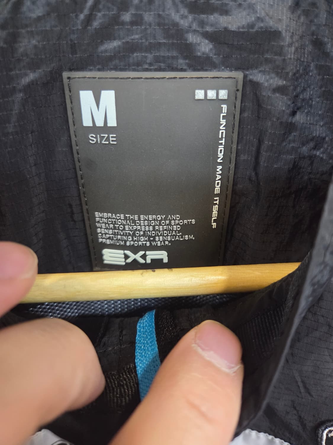 Exr 나일론 우븐 레이싱 자켓 m 상품이미지4