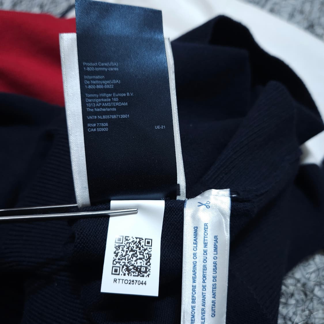 타미힐피거) M 남자 라운드면니트 코튼니트 / 왕눈이샵 상품이미지10