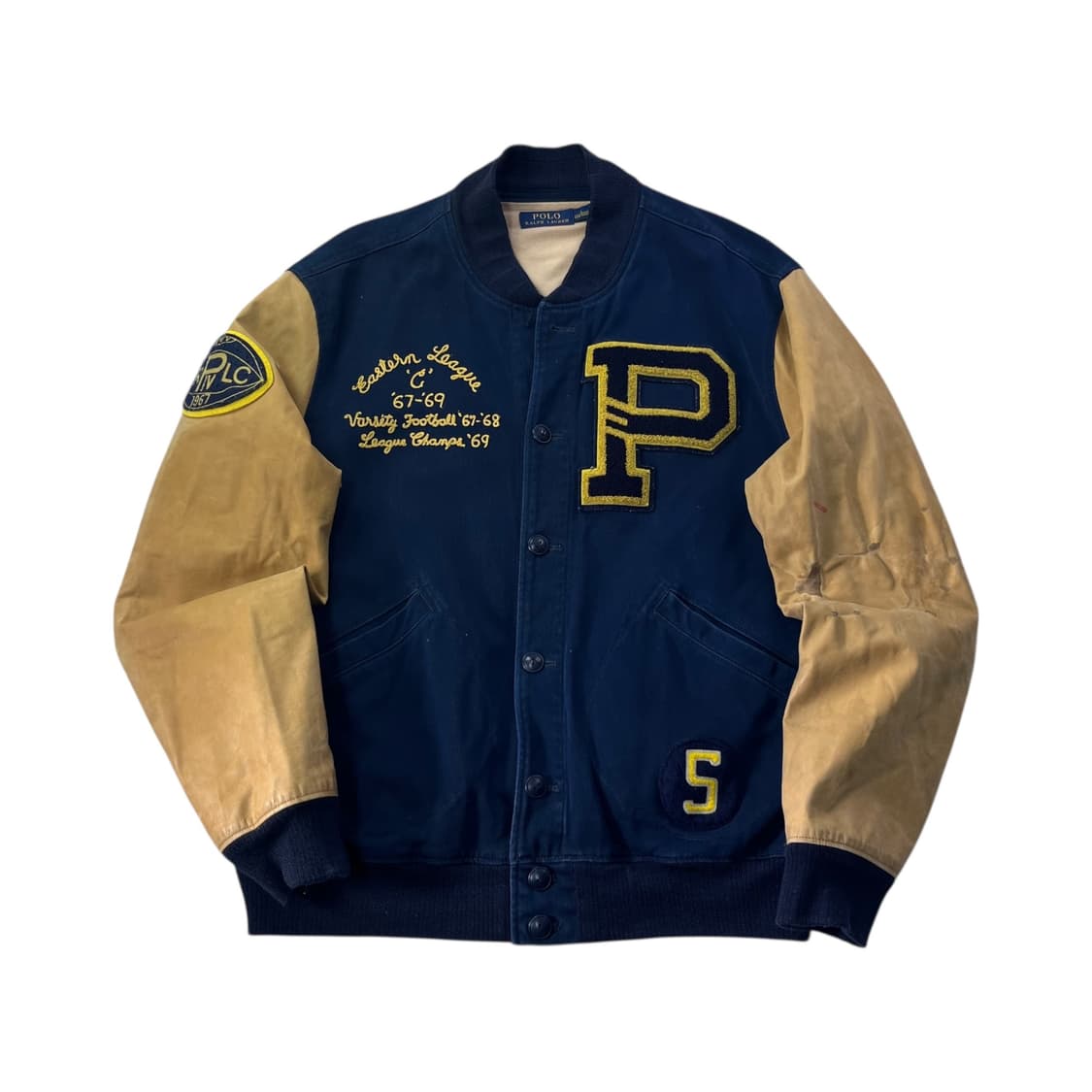 100 폴로 랄프로렌 데이비슨 풋볼 바시티 자켓 상품이미지2