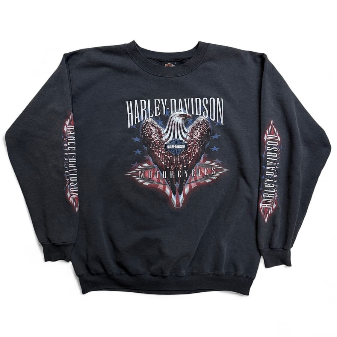 00s 할리 데이비슨 모터사이클 이글 스웻셔츠 상품이미지1