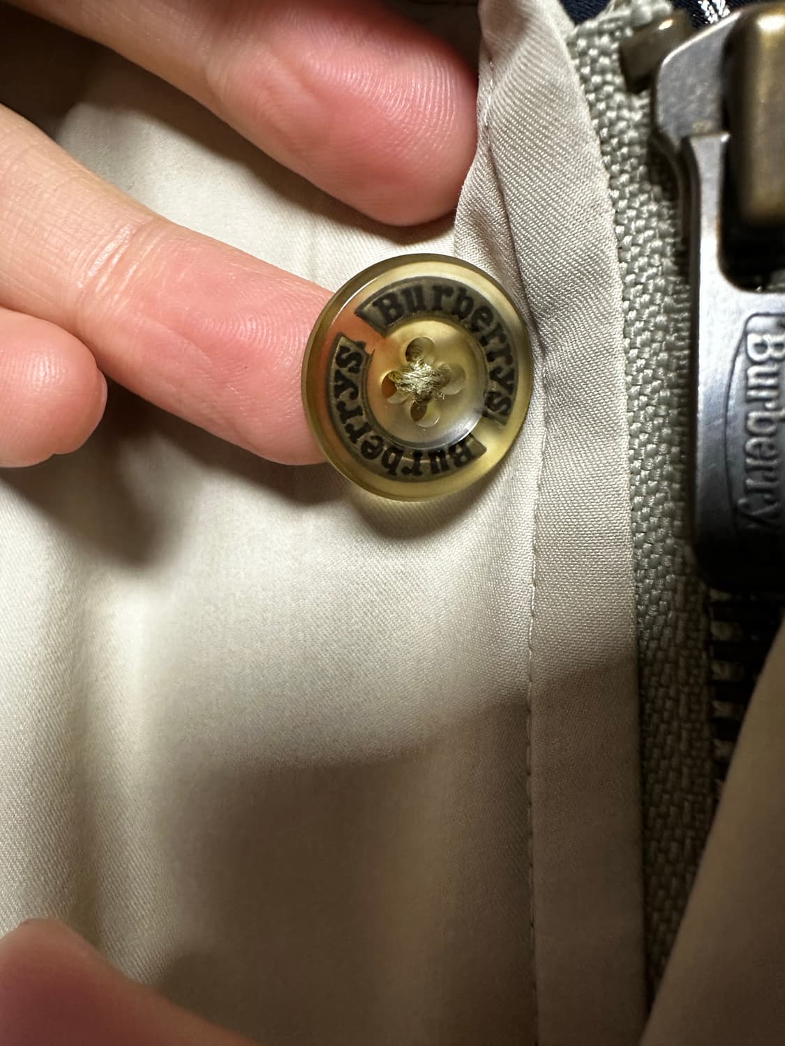 [XL] 80~90‘s 버버리 레인코트(하프필드코트) 상품이미지5