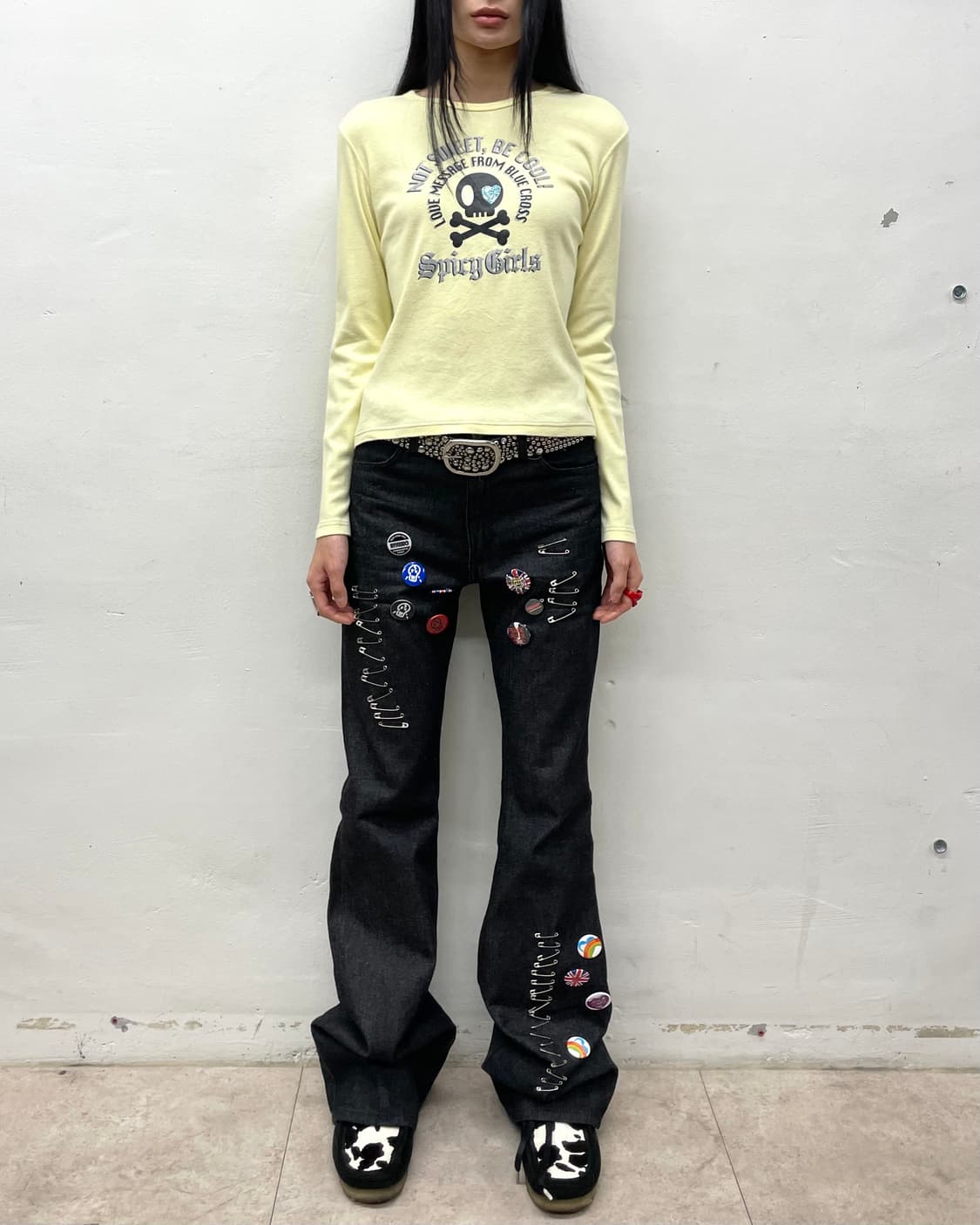Skeleton Cubic Yellow Long Sleeve 상품이미지4