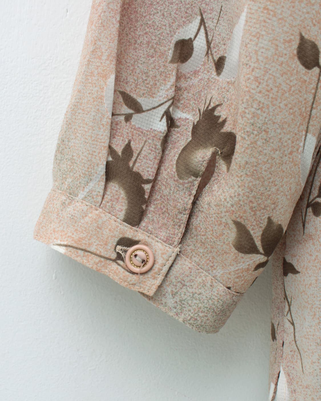 일본 빈티지 플라워 패턴 블라우스 상품이미지9