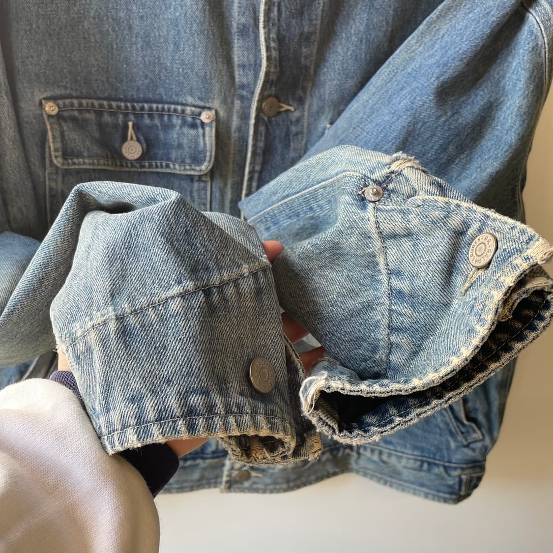 90s 더블알엘 덩가리 데님자켓 상품이미지4