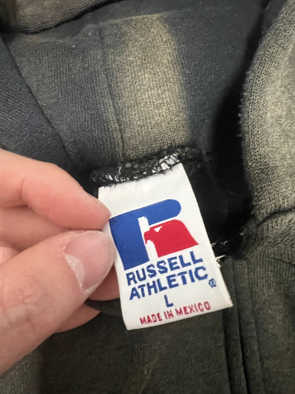 90s 빈티지 러셀 후디집업 L 상품이미지6