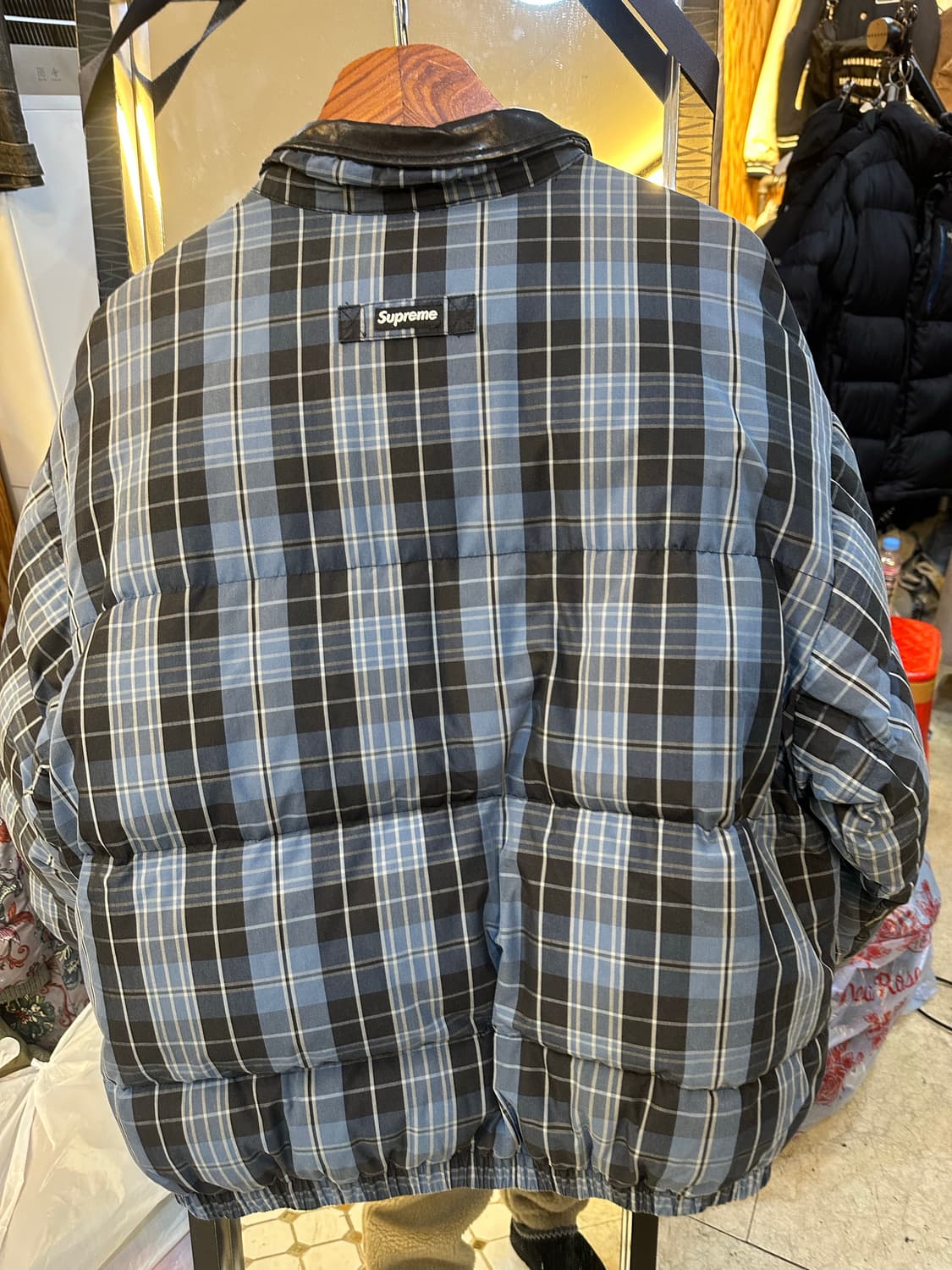 슈프림 체크 푸퍼 패딩 자켓 상품이미지9