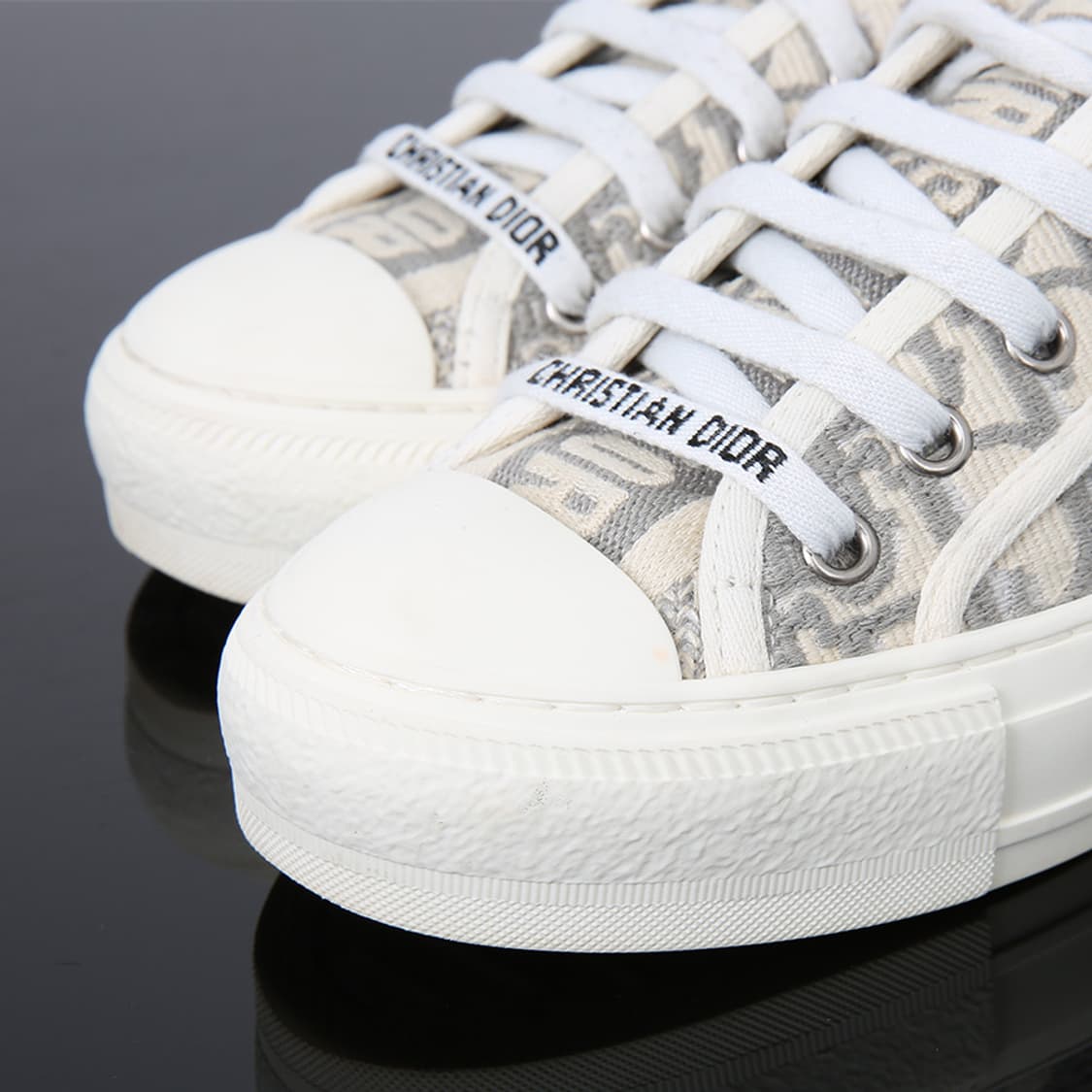 디올 오블리크 스니커즈 워크앤디올 슈즈 스톤 그레이 KCK211OBE 상품이미지8