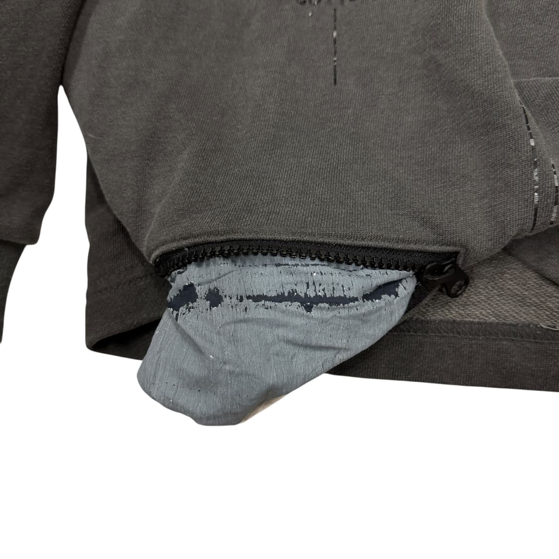 MPQ 피그먼트 워싱 포켓 롱슬리브 맨투맨 그레이 1 상품이미지6