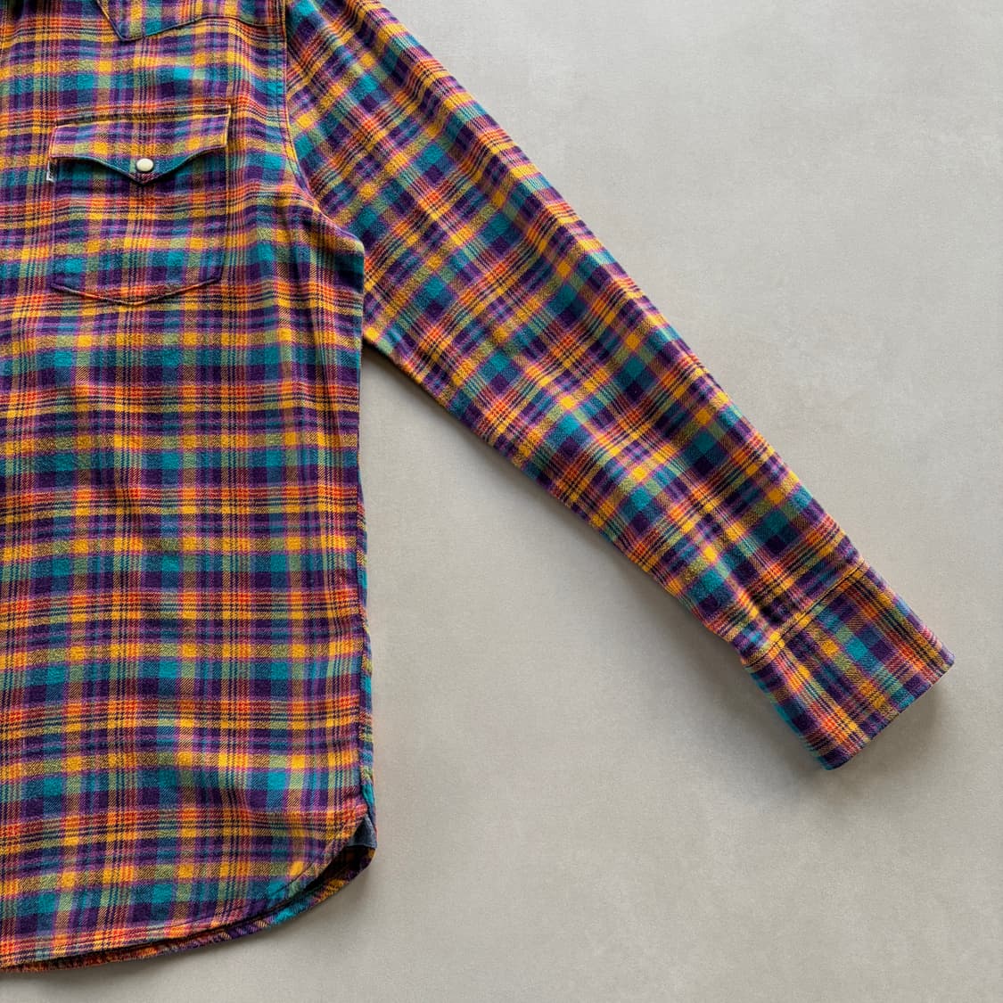 [M]리바이스 Levi's 웨스턴 체크 플란넬 셔츠 상품이미지5